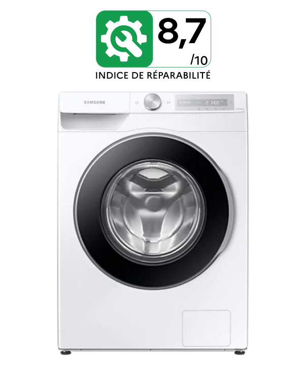 Lave-linge ecobubble SAMSUNG 10.5kg - WW10T634DLH - Indice de Réparabilité