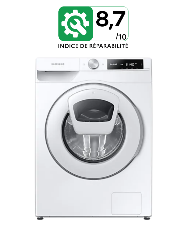 Lave-linge AddWash SAMSUNG 9kg - WW90T654DHE - Indice de Réparabilité