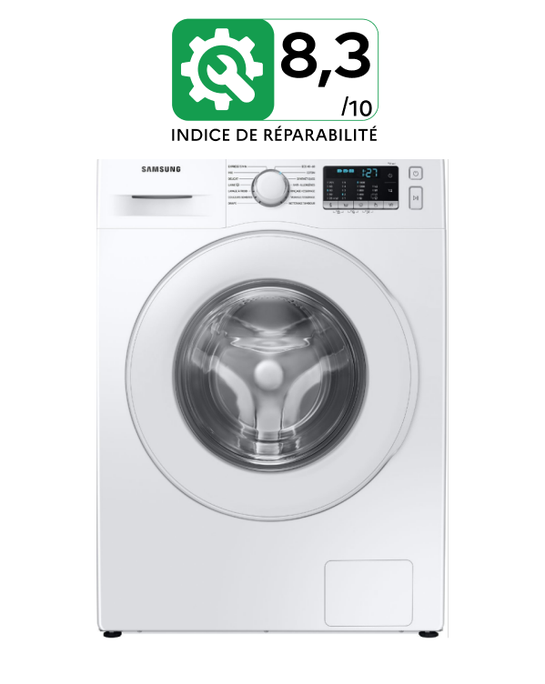 Lave-linge ecobubble SAMSUNG 8kg -WW80TA046TE - Indice de Réparabilité