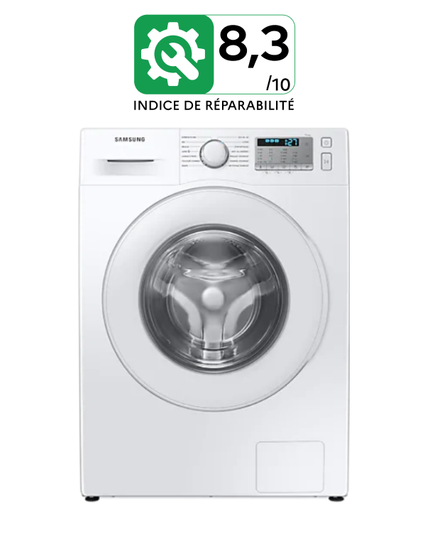 Lave-linge ecobubble SAMSUNG 8kg - WW80TA046TH - Indice de Réparabilité