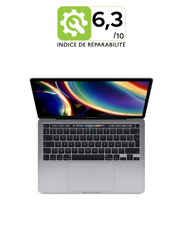 Ordinateur portable APPLE MacBook Pro 13 pouces A2251 - Indice de  Réparabilité