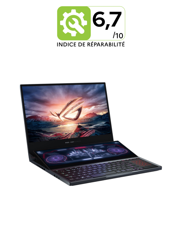 Ordinateur portable ASUS ROG ZEPHYRUS DUO GX550LWS-54T - Indice de