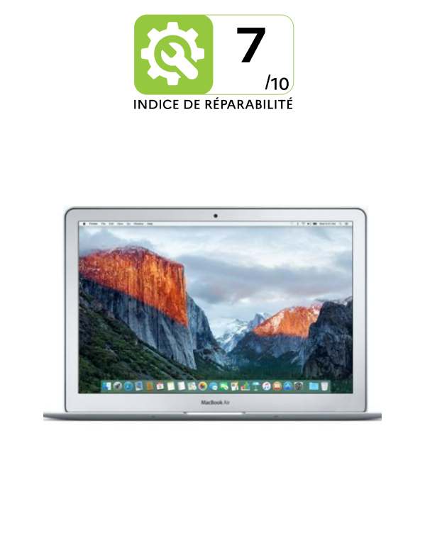 Ordinateur portable APPLE MacBook Air 13 pouces A1466 - Indice de  Réparabilité
