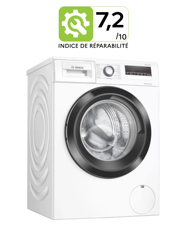 Série 4 Lave-linge front 9 kg 1400 trs/min BOSCH - WAN28209FF - Indice de  Réparabilité