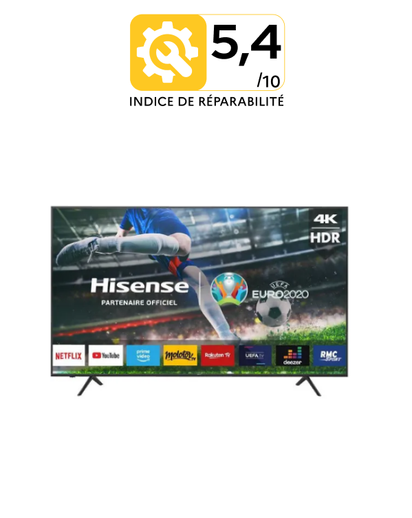 Télé Schneider QLED 4K 43" | Smart VIDAA | Son Dolby Audio | HDR | Netflix, YouTube Intégrés