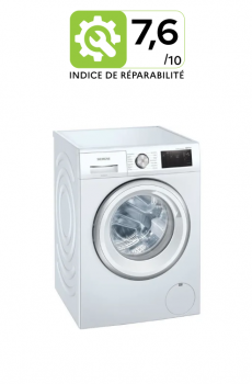 Lave-linge hublot SIEMENS WM14UQ09FF SensoFresh - 9 kg - Induction - L60cm - 1400 trs/min - Blanc