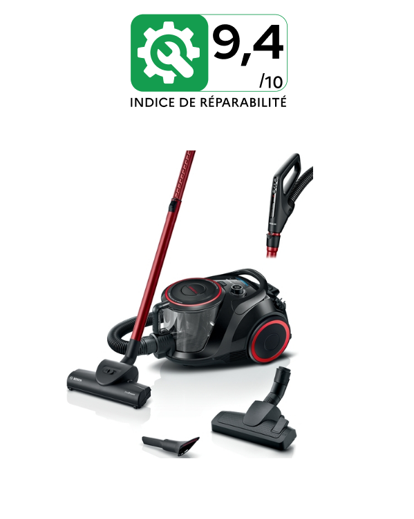 Aspirateur sans fil Bosch BGS41POW1 - Indice de Réparabilité