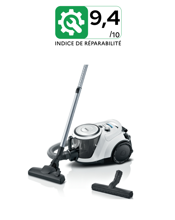 Aspirateur sans fil Bosch BGS41K332 - Indice de Réparabilité