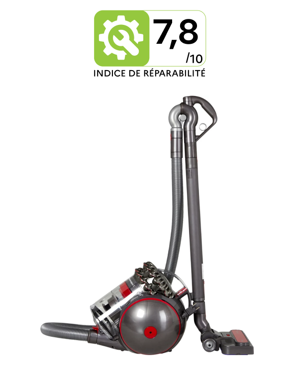 Implement Reskyd mild Aspirateur filaire sans sac Dyson Cinetic Big Ball Animal pro 2 - Indice de  Réparabilité